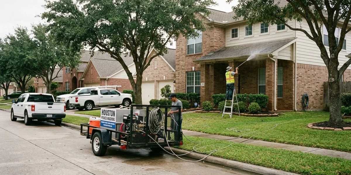 Best Time of Year to Pressure Wash Your Houston Home