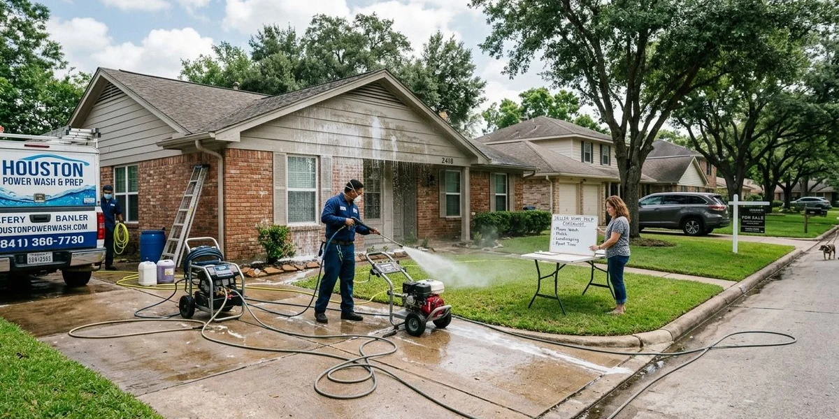 Preparing Your Houston Home for Sale: The Pressure Washing Checklist