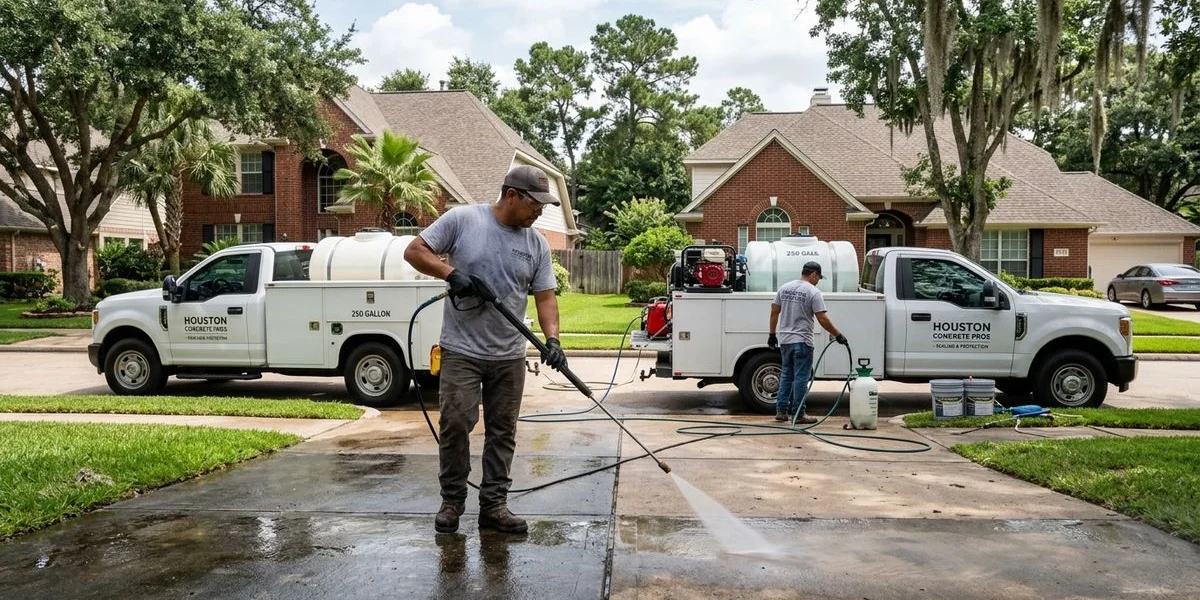 Professional Concrete Sealing Services in Houston