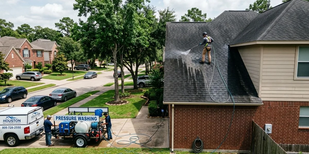 Professional Roof Cleaning Services in Houston